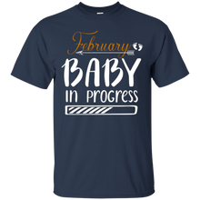 February baby in progress T-Shirts for New mothers