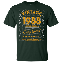 Vintage Born in 1988 29th Birthday 29 Years Old Awesome Gift