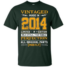 Vintage Made in 2014 3rd Birthday T-Shirt 3 Years Old Gift