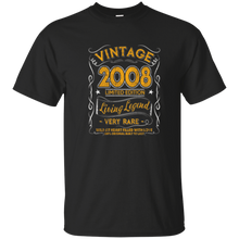 Vintage Born in 2008 9th Birthday 9 Years Old Awesome Gift