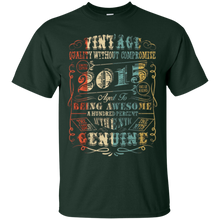 Vintage Genuine Retro Made In 2015 2nd Birthday Gift 2 yrs