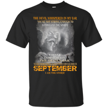 The Devil - born in September - the storm - T-shirt month gi