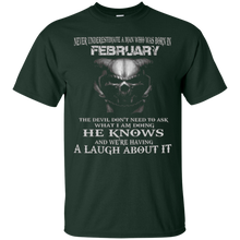 The Devil Don't Need To Ask - Born in February - Man T-shirt