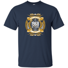 February 1968 50th Birthday 50 Years Old Gift T-Shirt