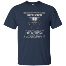 The Devil Don't Need To Ask- Born in October - Woman T-shirt