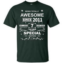 Awesome Since 2011 Special Edition 7th Birthday T-Shirt