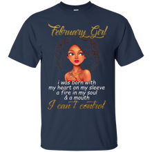 Women's I'm A February Girl Funny Birthday T-Shirt