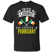 Funny Irish Legends Are Created In February T-shirt Ireland