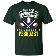 Funny French Legends Are Created In February T-shirt France