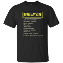 February Girl Will Keep It Real 100% Shirt