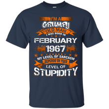 A Grumpy Old Man was Born in February 1967-50 years T-Shirt