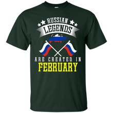 Funny Russian Legends Are Created In February T-shirt Russia