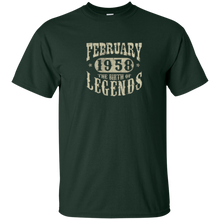 60 years 60th Birthday February 1958 Birth of Legend T-Shirt
